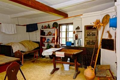 Őrségi Népi Műemlékegyüttes, Szalafő - Pityerszer-stock-foto