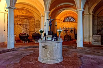 Eszterházy Mauzoleum Ganna-stock-foto