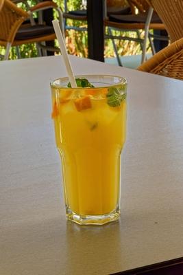 Pohár préselt narancs üdítõ ital-stock-foto