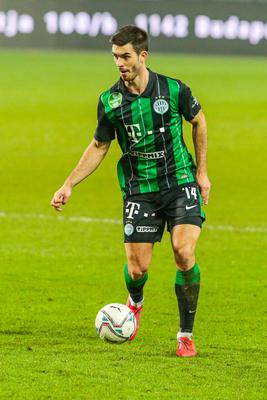 Újpest FC - Ferencváros TC match played in the 19th round of the OTP Bank League-stock-photo