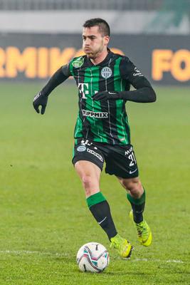 Újpest FC - Ferencváros TC match played in the 19th round of the OTP Bank League-stock-photo