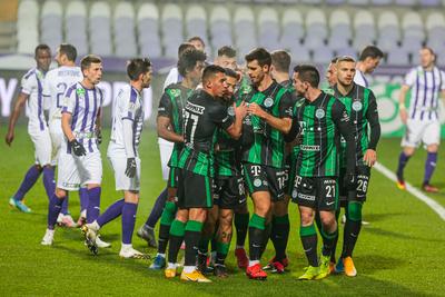 Újpest FC - Ferencváros TC match played in the 19th round of the OTP Bank League-stock-foto