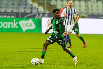 Újpest FC - Ferencváros TC match played in the 19th round of the OTP Bank League-stock-foto