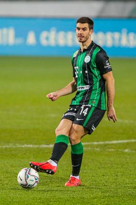 Újpest FC - Ferencváros TC match played in the 19th round of the OTP Bank League-stock-photo