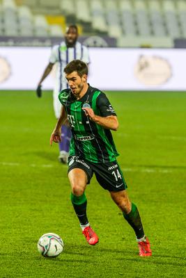 Újpest FC - Ferencváros TC match played in the 19th round of the OTP Bank League-stock-foto