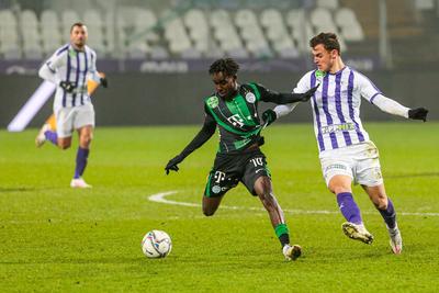Újpest FC - Ferencváros TC match played in the 19th round of the OTP Bank League-stock-foto