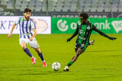 Újpest FC - Ferencváros TC match played in the 19th round of the OTP Bank League-stock-foto