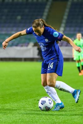 Chelsea FC v VfL Wolfsburg - UEFA Women's Champions League Quarter Final: Leg One-stock-photo