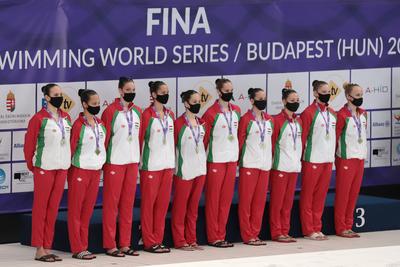 FINA Artistic Swimming World Series 2021-stock-foto