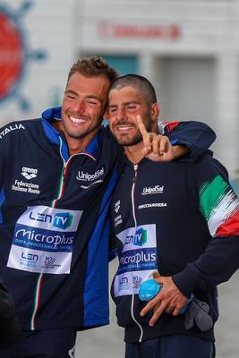 LEN European Aquatics Championships / SWIM-OPEN WATER-MEN-5KM-stock-foto
