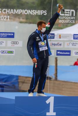LEN European Aquatics Championships / SWIM-OPEN WATER-MEN-5KM-stock-foto