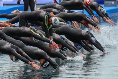 LEN European Aquatics Championships / SWIM-OPEN WATER-MEN-5KM-stock-foto