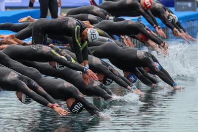 LEN European Aquatics Championships / SWIM-OPEN WATER-MEN-5KM-stock-photo