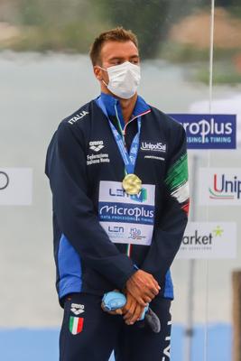 LEN European Aquatics Championships / SWIM-OPEN WATER-MEN-5KM-stock-foto