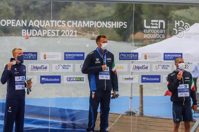 LEN European Aquatics Championships / SWIM-OPEN WATER-MEN-5KM-stock-foto