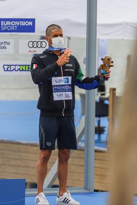 LEN European Aquatics Championships / SWIM-OPEN WATER-MEN-5KM-stock-foto