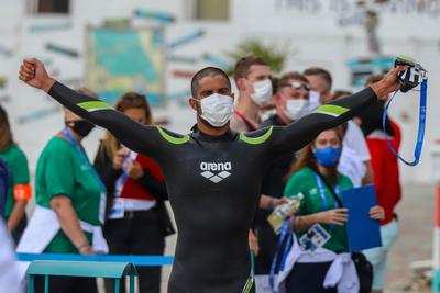 LEN European Aquatics Championships / SWIM-OPEN WATER-MEN-5KM-stock-foto