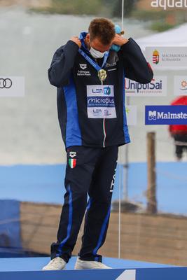 LEN European Aquatics Championships / SWIM-OPEN WATER-MEN-5KM-stock-foto