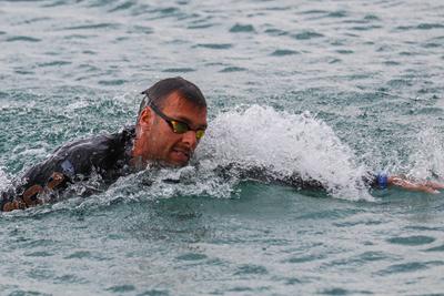 LEN European Aquatics Championships / SWIM-OPEN WATER-MEN-5KM-stock-foto