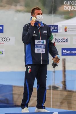 LEN European Aquatics Championships / SWIM-OPEN WATER-MEN-5KM-stock-foto