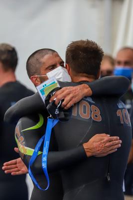 LEN European Aquatics Championships / SWIM-OPEN WATER-MEN-5KM-stock-foto