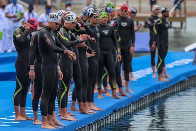 LEN European Aquatics Championships / SWIM-OPEN WATER-MEN-5KM-stock-foto