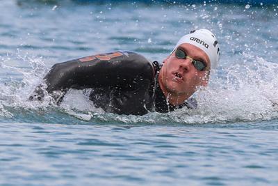 LEN European Aquatics Championships / SWIM-OPEN WATER-MEN-5KM-stock-photo