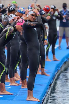 LEN European Aquatics Championships / SWIM-OPEN WATER-MEN-5KM-stock-foto