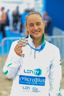 LEN European Aquatics Championships  Women's 10km Open Water Swimming-stock-foto