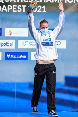 LEN European Aquatics Championships - SWIM-OPEN WATER 25KM - Woman-stock-photo