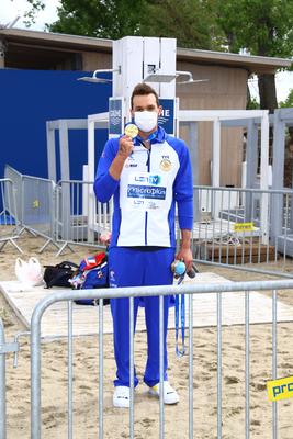 LEN European Aquatics Championships - SWIM-OPEN WATER 25KM MAN-stock-foto