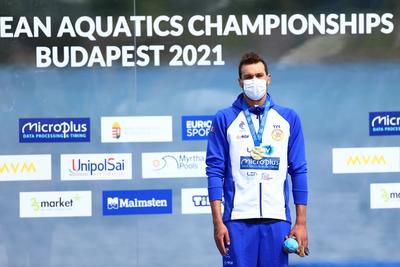 LEN European Aquatics Championships - SWIM-OPEN WATER 25KM MAN-stock-foto