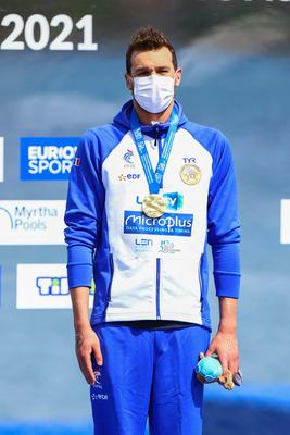 LEN European Aquatics Championships - SWIM-OPEN WATER 25KM MAN-stock-foto