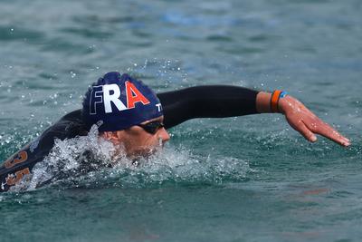 LEN European Aquatics Championships - SWIM-OPEN WATER 25KM MAN-stock-foto