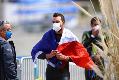LEN European Aquatics Championships - SWIM-OPEN WATER 25KM MAN-stock-foto