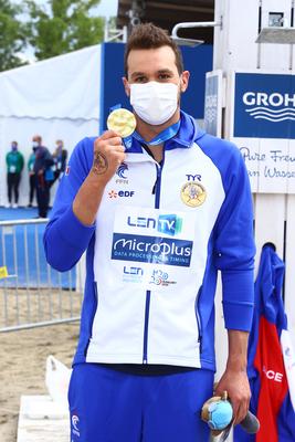 LEN European Aquatics Championships - SWIM-OPEN WATER 25KM MAN-stock-photo