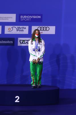 LEN European Water Championships - 400m Individual Medley Swimming-stock-foto