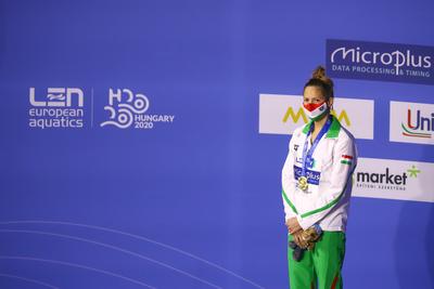 LEN European Water Championships - women's 200-meter butterfly-stock-photo