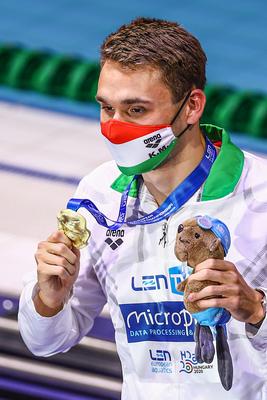 LEN European Aquatics Championships -  Mens 200m Butterfly Swimming-stock-foto