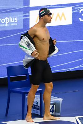 LEN European Aquatics Championships -  Mens 100m Butterfly Swimming-stock-foto