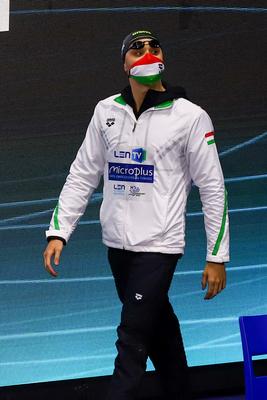 LEN European Aquatics Championships -  Mens 100m Butterfly Swimming-stock-foto