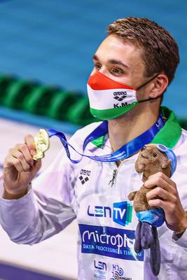LEN European Aquatics Championships -  Mens 200m Butterfly Swimming-stock-foto