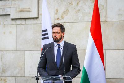 Danube shipwreck - The monument to the victims of the Mermaid was inaugurated-stock-photo