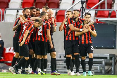 Football NB I - Budapest Honvéd-Debreceni VSC-stock-foto