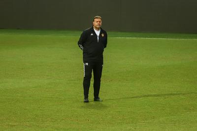 Football Conference League - FC Basel training before the match against Újpest FC-stock-foto