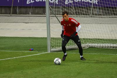 Football Conference League - FC Basel training before the match against Újpest FC-stock-foto