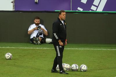 Football Conference League - FC Basel training before the match against Újpest FC-stock-foto
