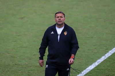 Football Conference League - FC Basel training before the match against Újpest FC-stock-foto