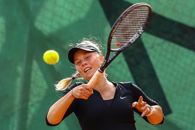 Naturtex Adult Hungarian National Championship Women 's Doubles Final 2021.-stock-foto