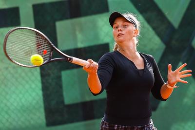 Naturtex Adult Hungarian National Championship Women 's Doubles Final 2021.-stock-foto
